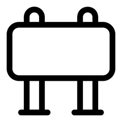 billboard line icon