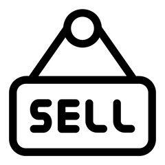 sell line icon