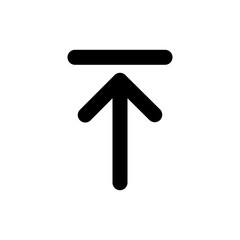 up icon - outline style