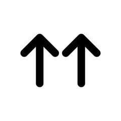 up icon - outline style