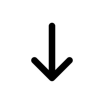 recommend clip art: down icon - outline style