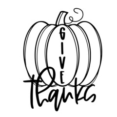 give thanks inspirational quotes, motivational positive quotes, silhouette arts lettering design