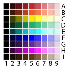 color palette. Pastel color. Rainbow background. Bright design. Pastel background. Vector illustration. stock image. 