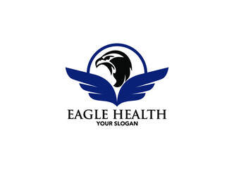 Obraz premium eagle health modern logo design Vector