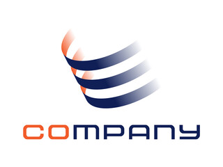 vector letter E logo for company.