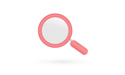 Magnifying glass icon, Vector Illustration