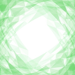 抽象的な幾何学模様の新緑イメージ背景素材