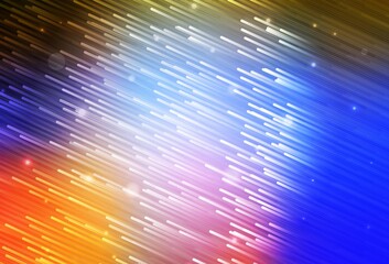 Light Multicolor vector background with straight lines.