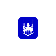 mosque icon logo image vector illustration