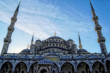 Fototapeta na wymiar The Blue Mosque Istanbul Turkey