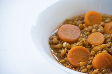 lentil stew with carrots