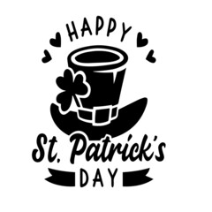 happy st patrick's day inspirational quotes, motivational positive quotes, silhouette arts lettering design