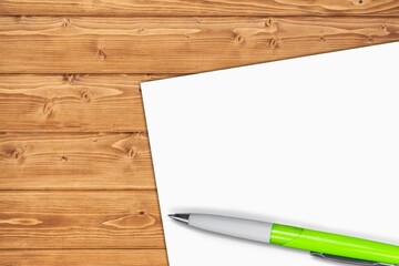 planner of goals and plans for 2022 concept, a sheet of paper, planning concept