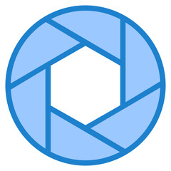 diaphragm blue style icon