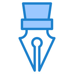 pen blue style icon
