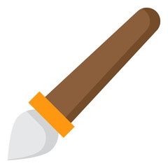 paintbrush flat style icon
