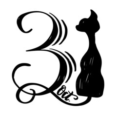 halloween season inspirational quotes, motivational positive quotes, silhouette arts lettering design