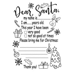 dear santa wish list inspirational quotes, motivational positive quotes, silhouette arts lettering design