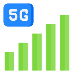 5g flat style icon