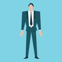 Business man standing.