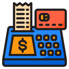 payment color line style icon