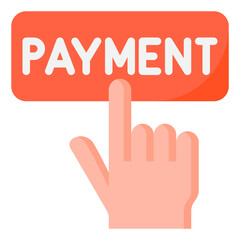 payment flat style icon