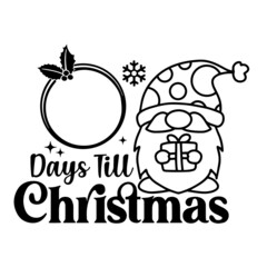 days till christmas inspirational quotes, motivational positive quotes, silhouette arts lettering design