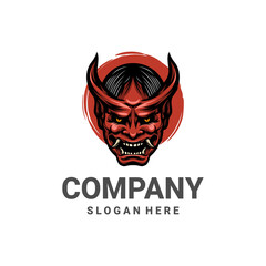 Illustration vector graphic of Devil Mask, good for logo design