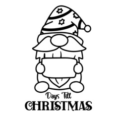 days till christmas inspirational quotes, motivational positive quotes, silhouette arts lettering design