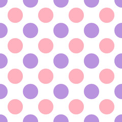 seamless polka dots pattern.brightly colored pattern.