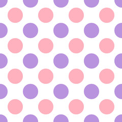 seamless polka dots pattern.brightly colored pattern.