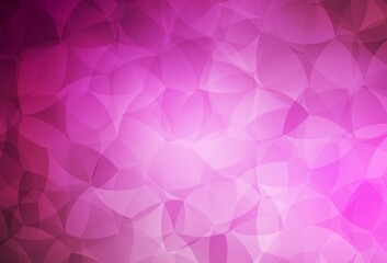 Light Pink vector low poly texture.