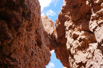 チリのアタカマ砂漠の月の谷