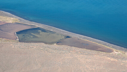 Coast of Lanzarote, north side of the isle