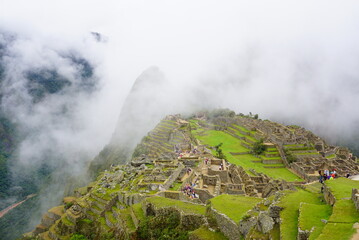 ペルーの世界遺産マチュピチュ遺跡 - obrazy, fototapety, plakaty
