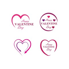 Valentines day logo