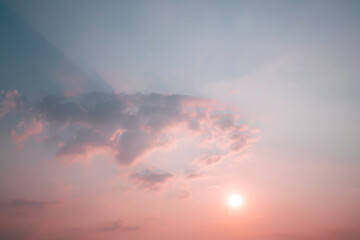 Sky background on sunset. Nature abstract composition.Beautiful sky with cloud before sunset.blue sky clouds, summer skies, cloudy blue sky.