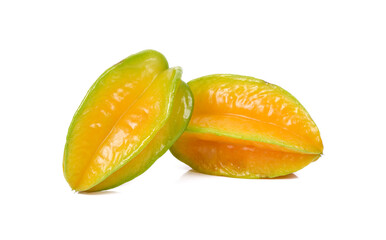 Star apple isolated on white background