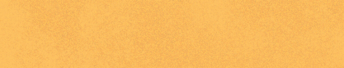 Sand Color Halftone Dotted. Panoramic Background. Abstract Polka Dots Pattern. Pop Art Style Backdrop. Wide Horizontal Long Banner. Vector Illustration, Eps 10. 