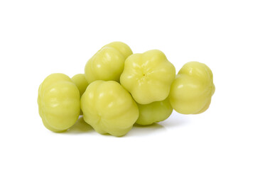 Star gooseberry isolated on white background