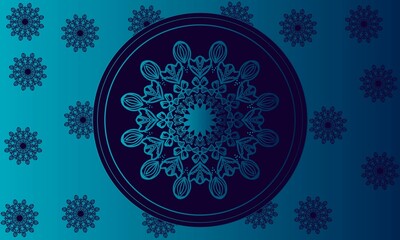 Stylish Mandala Pattern Design Illustration