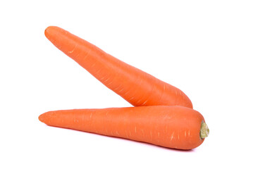 Fresh Carrot isolated on white background