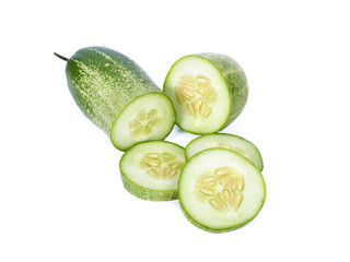 Cucumber isolated on white background