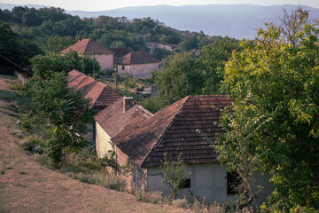 View of Village Vrmdža in Eastern Serbia