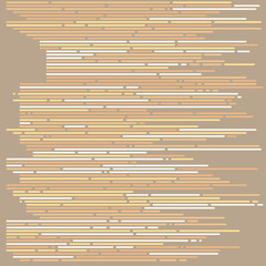 Code on screen vector illustration, flat cartoon coding lines simulation