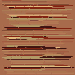 Code on screen vector illustration, flat cartoon coding lines simulation