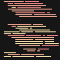 Code on screen vector illustration, flat cartoon coding lines simulation