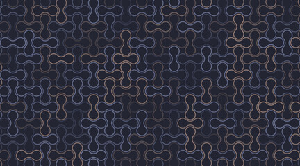 Abstract Geometric Mosaic Background Design, Metaballs Pattern in Editable Vector Format