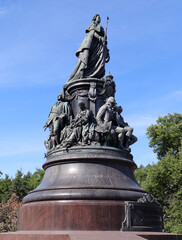 Monument to Catherine the Great, Saint - Petersburg, Russia