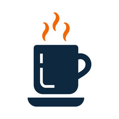 Drink, coffee, tea, mug icon. Editable vector graphics.65